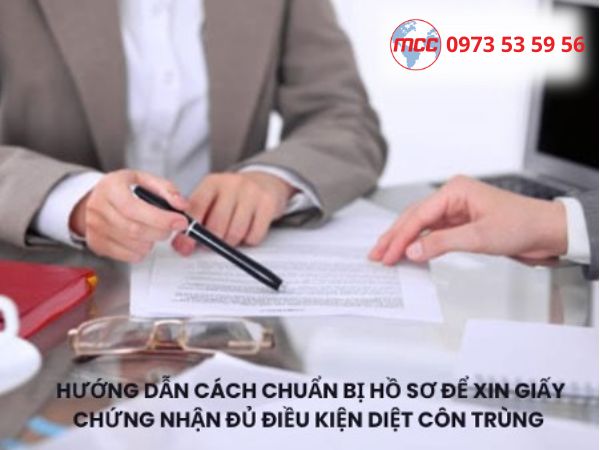 giấy chứng nhận đủ điều kiện diệt côn trùng