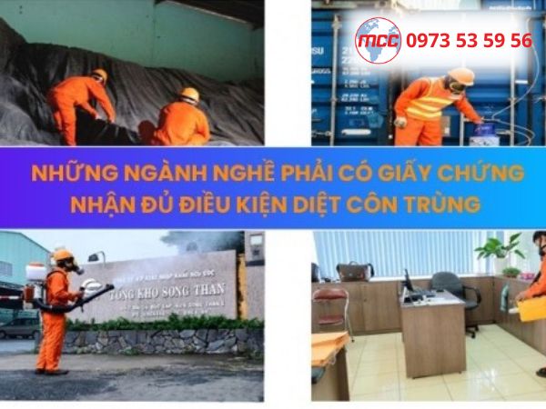 giấy chứng nhận đủ điều kiện diệt côn trùng