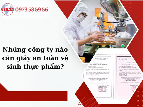 công ty nào cần giấy an toàn vệ sinh thực phẩm