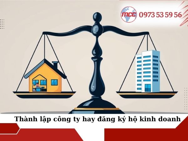 thành lập công ty hay đăng ký hộ kinh doanh