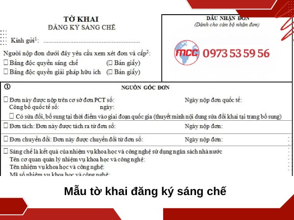thủ tục đăng ký bằng sáng chế
