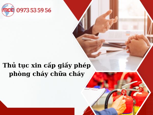thủ tục xin cấp giấy phép phòng cháy chữa