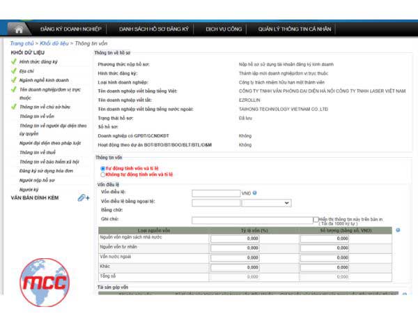 Cách đăng ký doanh nghiệp online