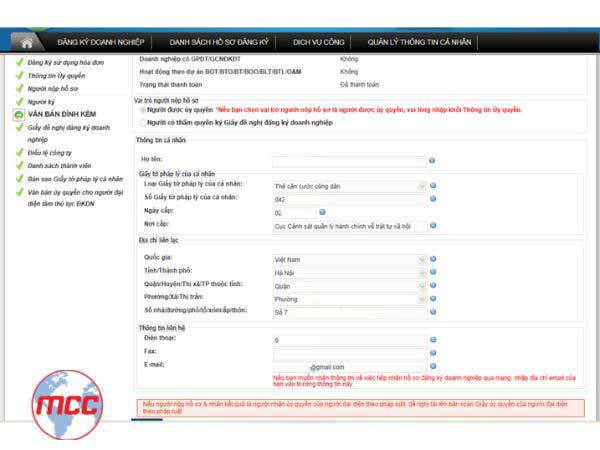 Cách đăng ký doanh nghiệp online 