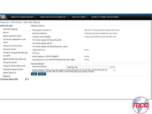 Cách đăng ký doanh nghiệp online