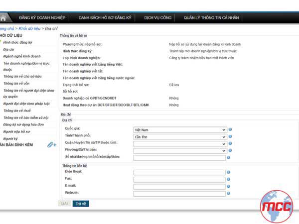 Cách đăng ký doanh nghiệp online