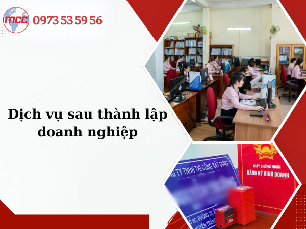 dịch vụ sau thành lập doanh nghiệp