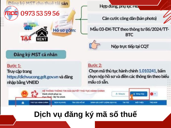 Thủ tục đăng ký mã số thuế cá nhân