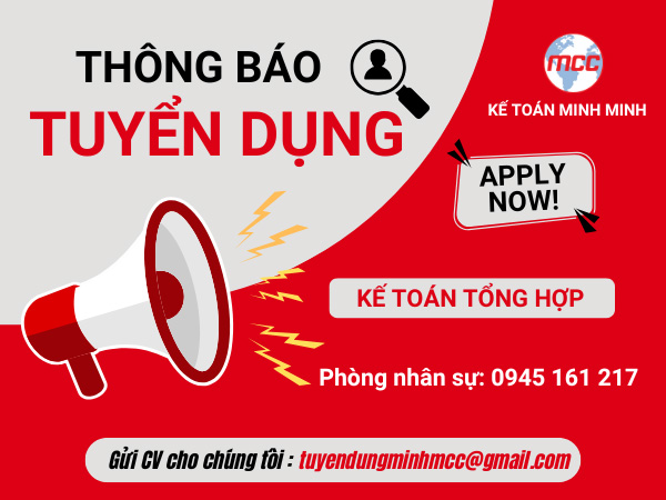 Tuyển kế toán tổng hợp