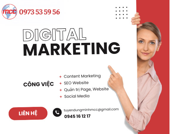 Tuyển dụng chuyên viên digital marketing