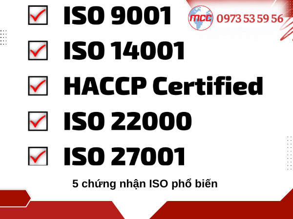chứng nhận ISO