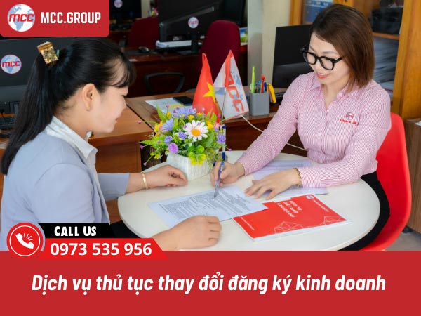 thủ tục thay đổi đăng ký kinh doanh