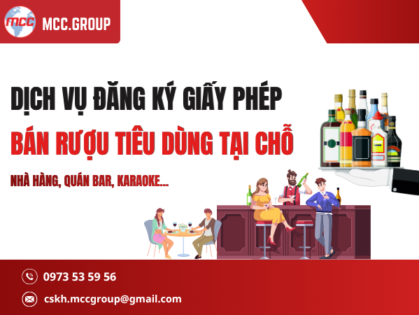 giấy phép bán rượu tiêu dùng tại chỗ