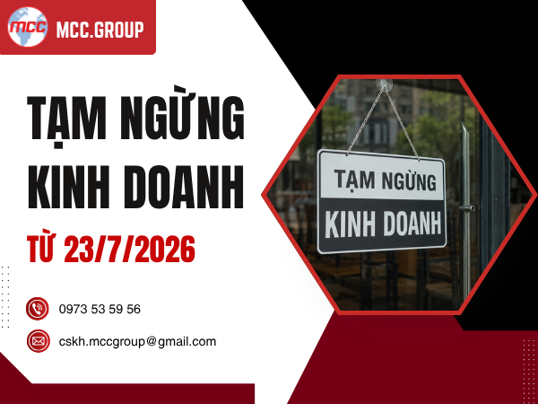 tạm ngừng kinh doanh